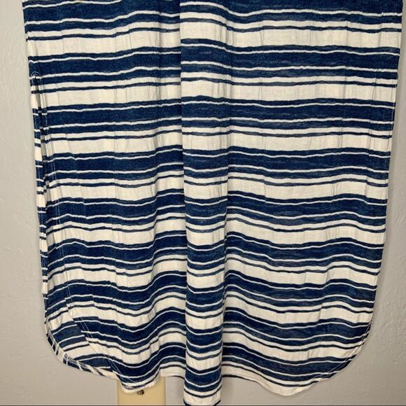 Joss Tulum Striped Blue and White Cover up Dress - Picture 9 of 12